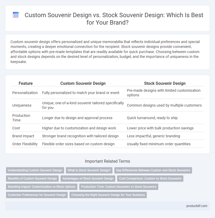 Custom Souvenir Design vs. Stock Souvenir Design: Which Is Best for Your Brand?