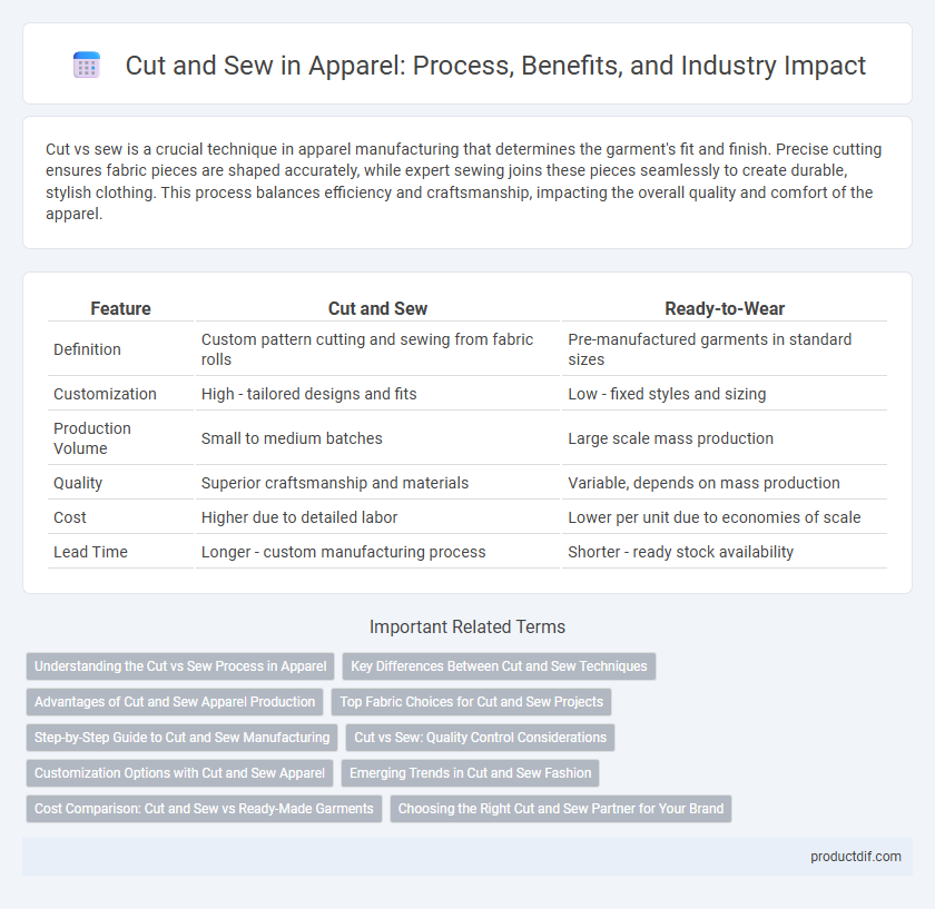 Cut and Sew in Apparel: Process, Benefits, and Industry Impact