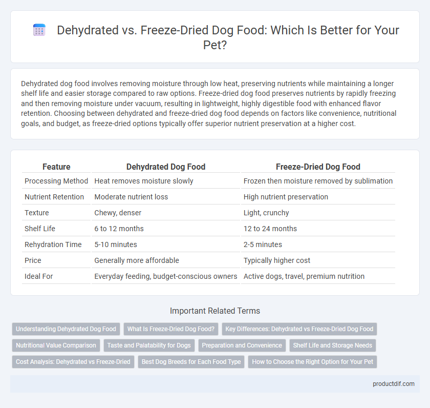 Dehydrated vs. Freeze-Dried Dog Food: Which Is Better for Your Pet?