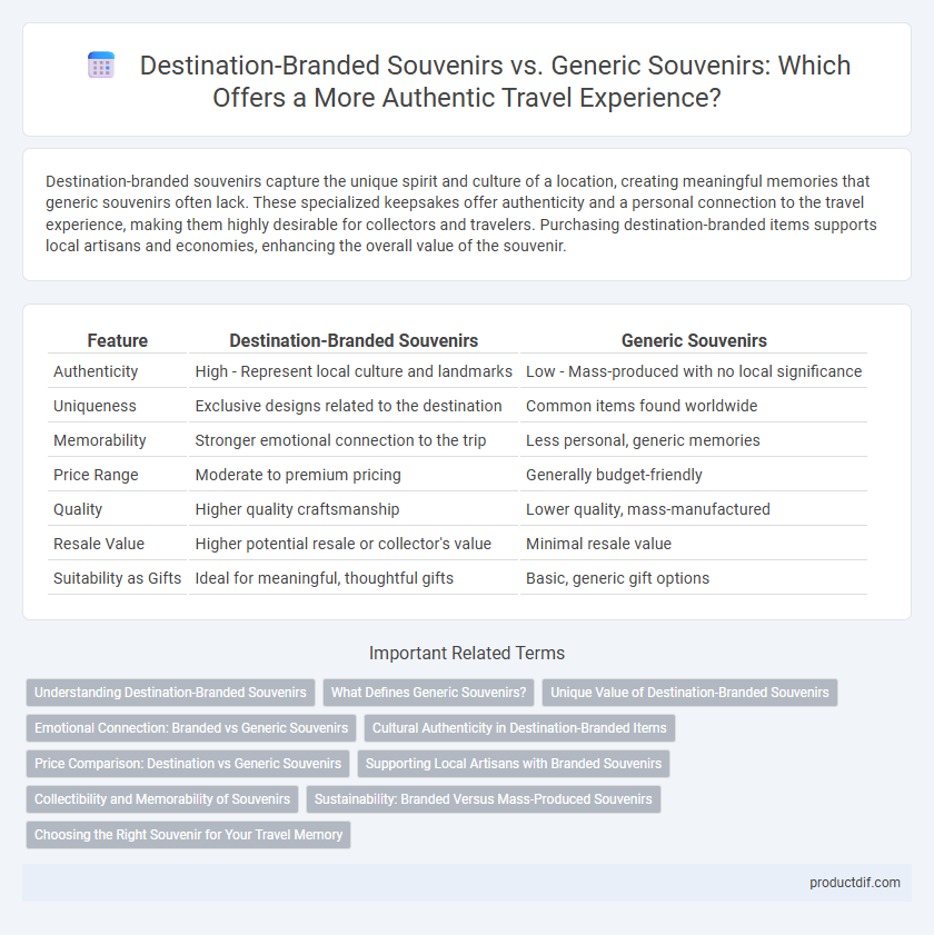 Destination-Branded Souvenirs vs. Generic Souvenirs: Which Offers a More Authentic Travel Experience?