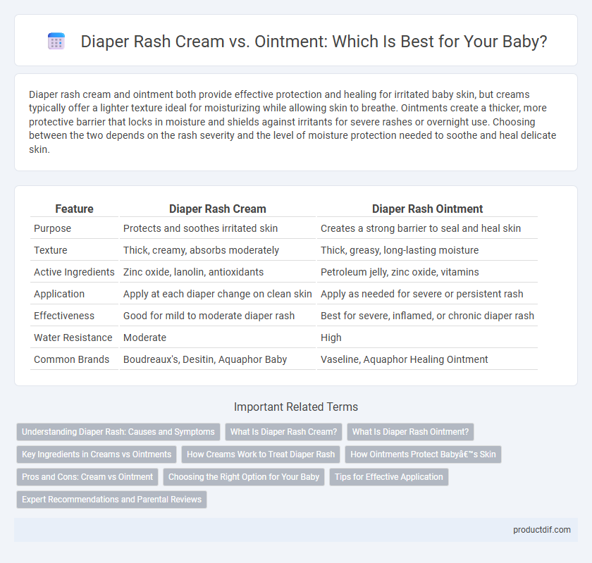 Diaper Rash Cream vs. Ointment: Which Is Best for Your Baby?