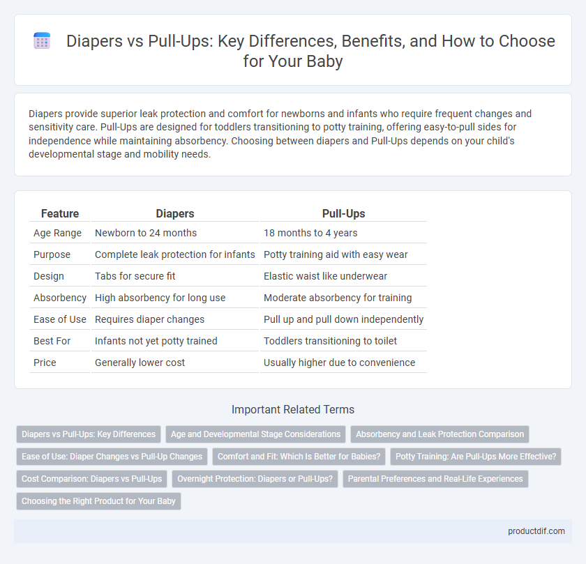 Diapers vs Pull-Ups: Key Differences, Benefits, and How to Choose for Your Baby