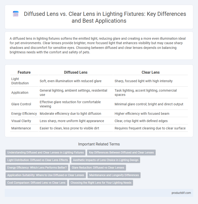Diffused Lens vs. Clear Lens in Lighting Fixtures: Key Differences and Best Applications