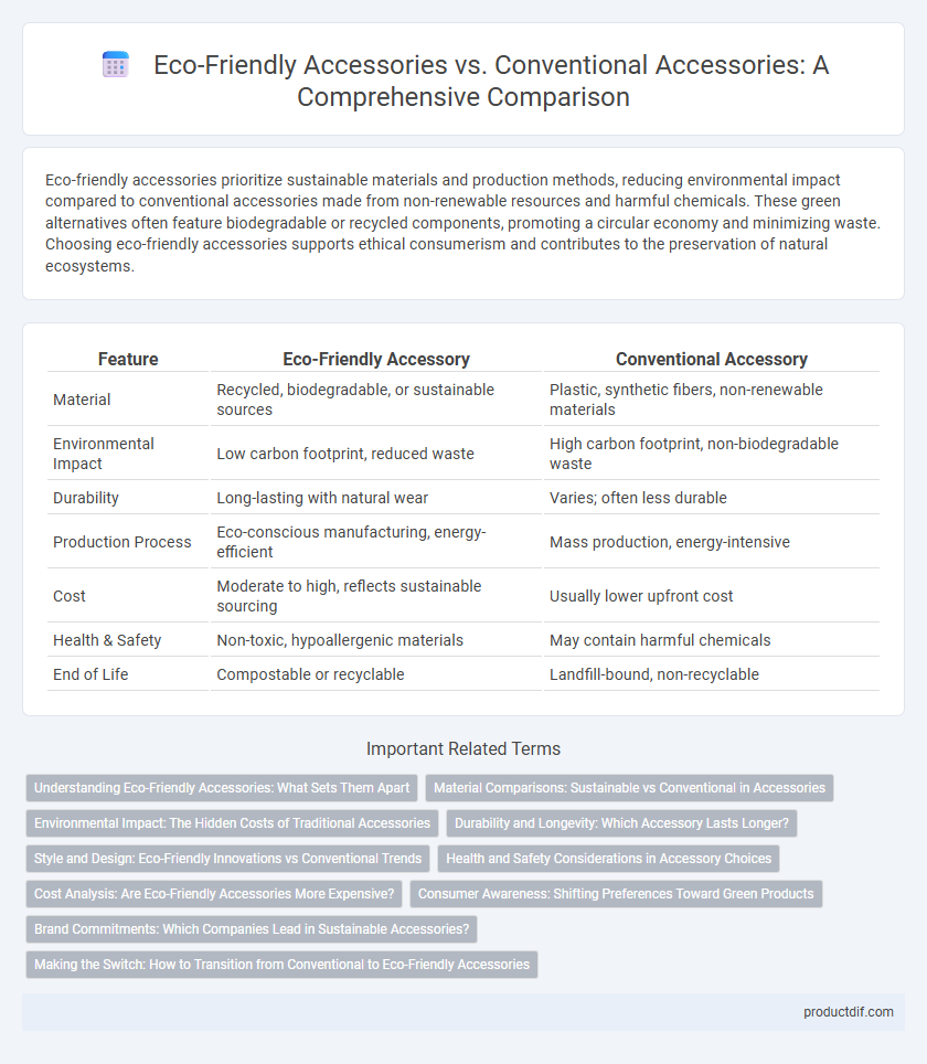 Eco-Friendly Accessories vs. Conventional Accessories: A Comprehensive Comparison