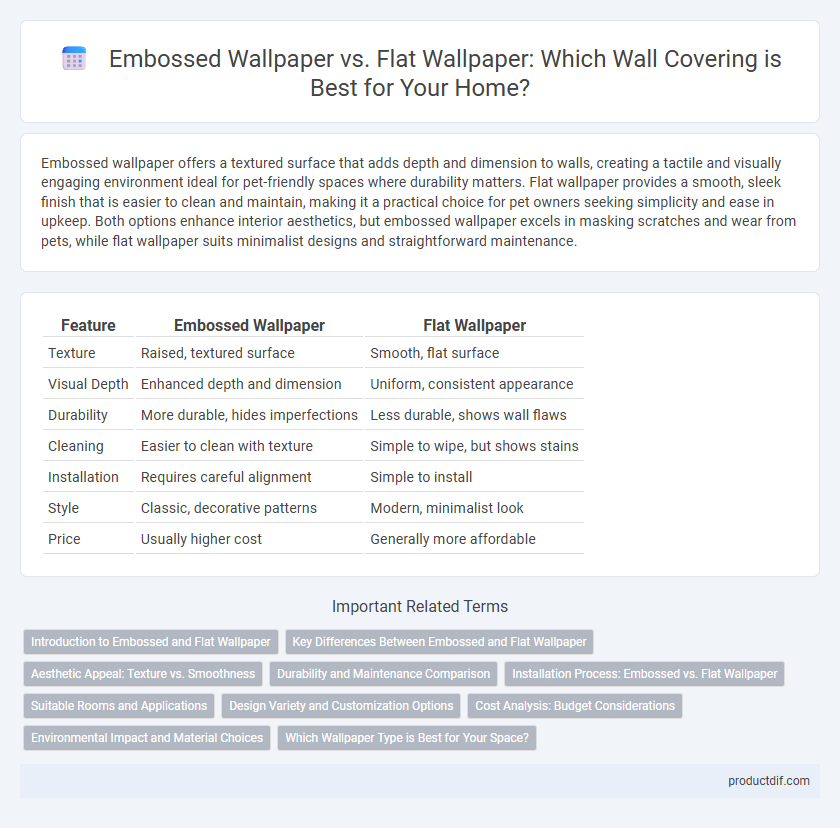 Embossed Wallpaper vs. Flat Wallpaper: Which Wall Covering is Best for Your Home?