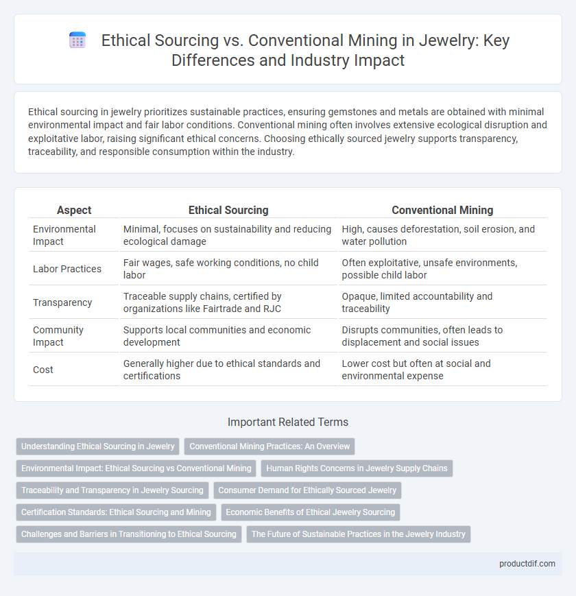 Ethical Sourcing vs. Conventional Mining in Jewelry: Key Differences and Industry Impact
