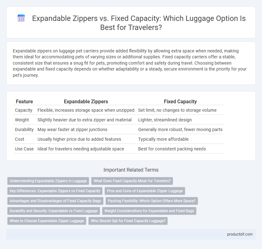Expandable Zippers vs. Fixed Capacity: Which Luggage Option Is Best for Travelers?