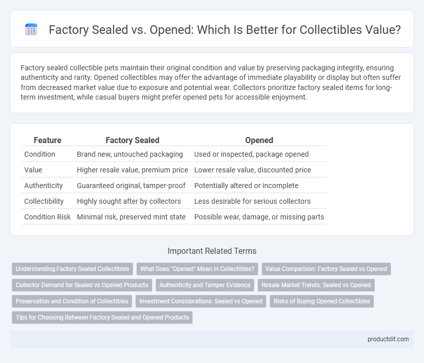 Factory Sealed vs. Opened: Which Is Better for Collectibles Value?