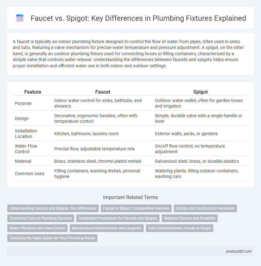 Faucet vs. Spigot: Key Differences in Plumbing Fixtures Explained