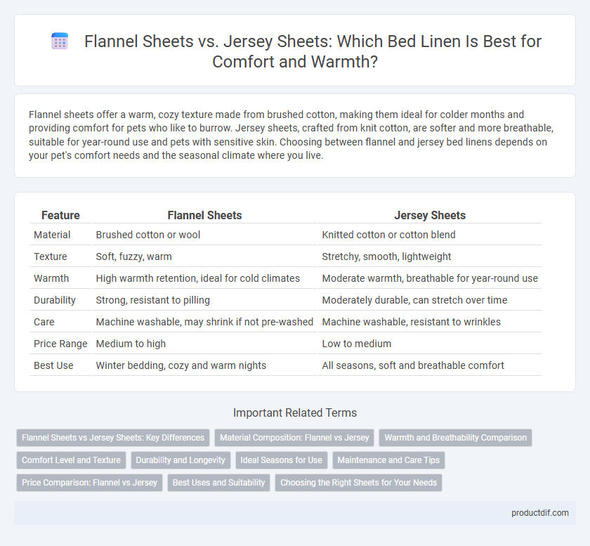 Flannel Sheets vs. Jersey Sheets: Which Bed Linen Is Best for Comfort and Warmth?