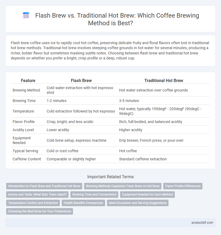Flash Brew vs. Traditional Hot Brew: Which Coffee Brewing Method is Best?