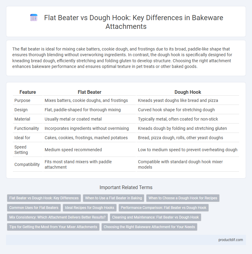 Flat Beater vs Dough Hook: Key Differences in Bakeware Attachments