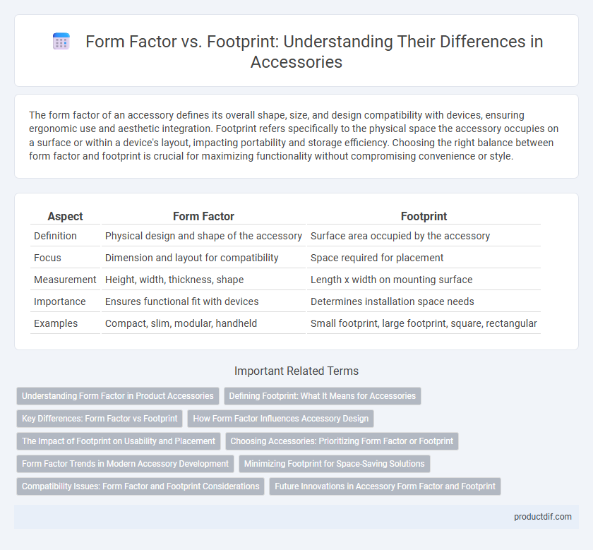 Form Factor vs. Footprint: Understanding Their Differences in Accessories