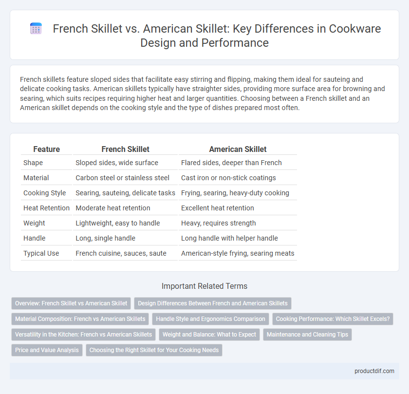 French Skillet vs. American Skillet: Key Differences in Cookware Design and Performance