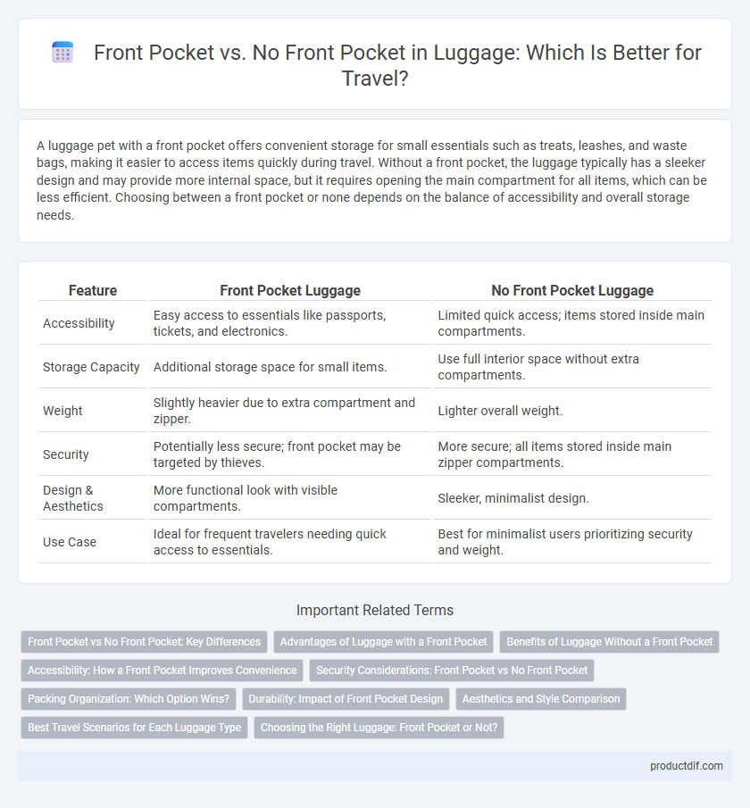 Front Pocket vs. No Front Pocket in Luggage: Which Is Better for Travel?