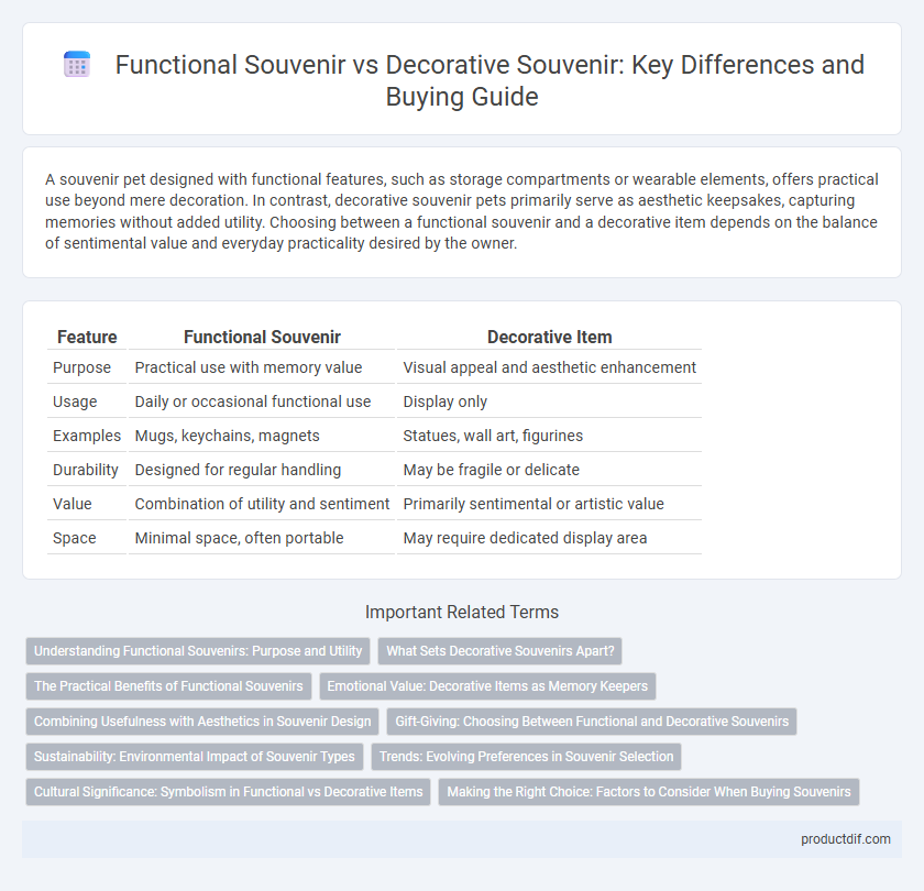 Functional Souvenir vs Decorative Souvenir: Key Differences and Buying Guide