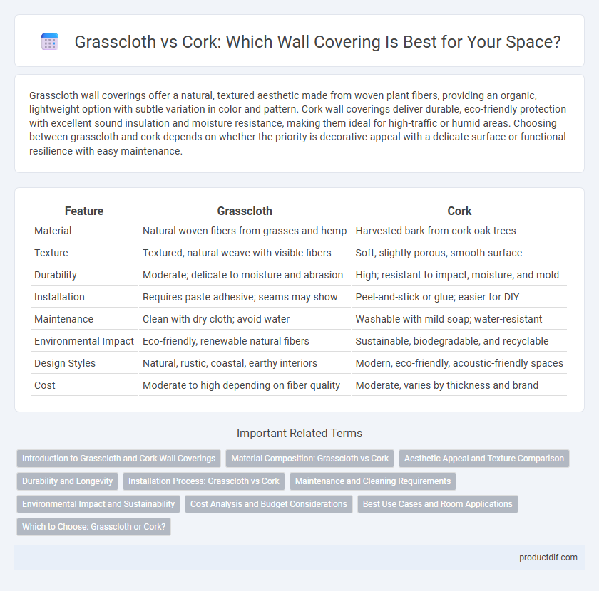Grasscloth vs Cork: Which Wall Covering Is Best for Your Space?