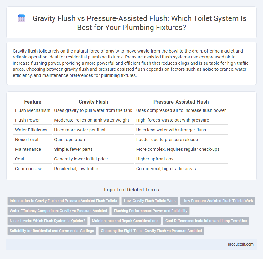 Gravity Flush vs Pressure-Assisted Flush: Which Toilet System Is Best for Your Plumbing Fixtures?