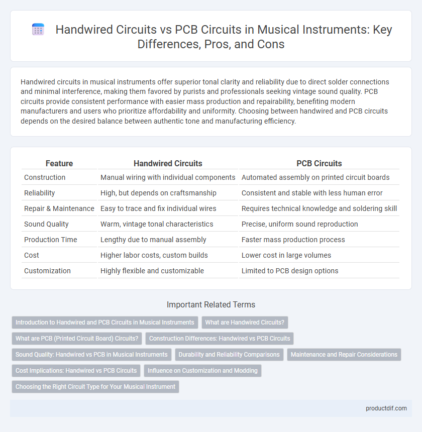 Handwired Circuits vs PCB Circuits in Musical Instruments: Key Differences, Pros, and Cons
