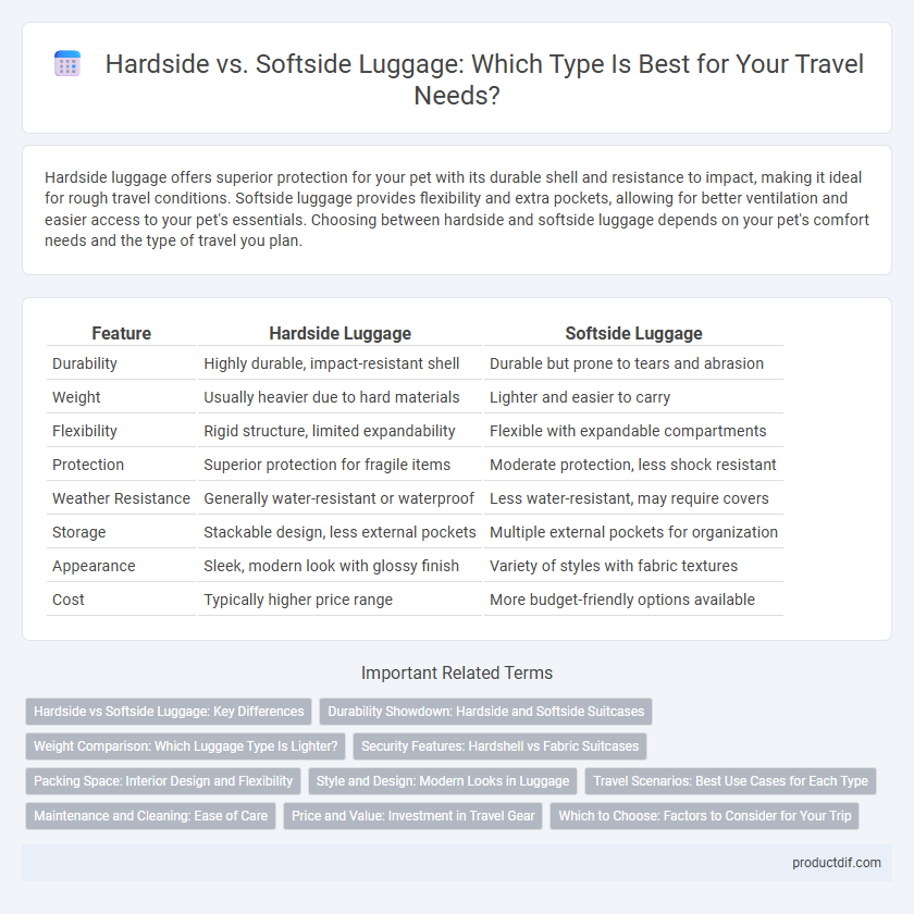 Hardside vs. Softside Luggage: Which Type Is Best for Your Travel Needs?