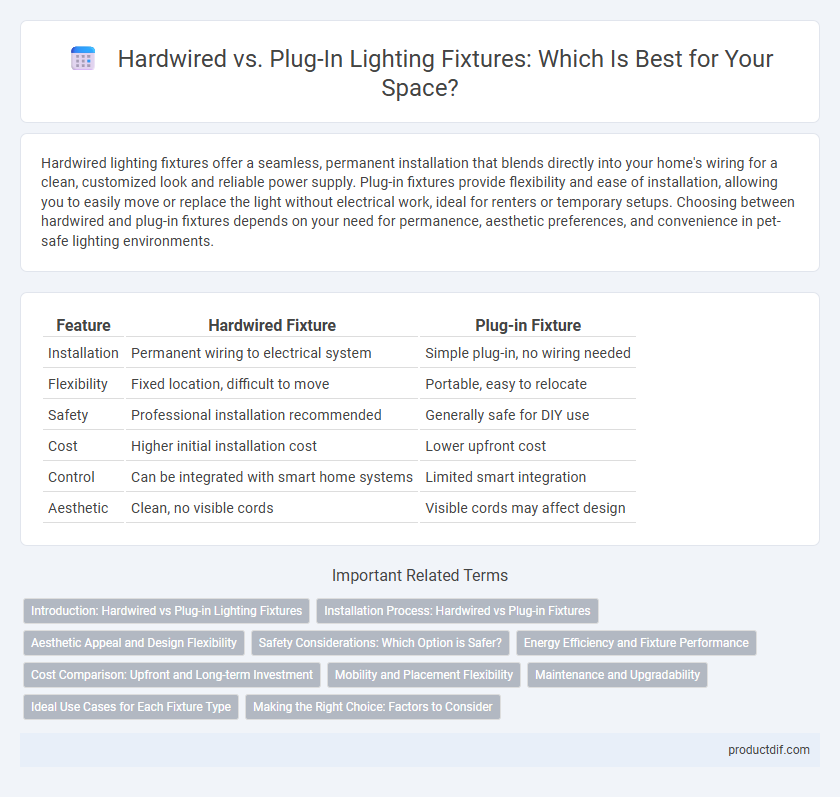 Hardwired vs. Plug-In Lighting Fixtures: Which Is Best for Your Space?