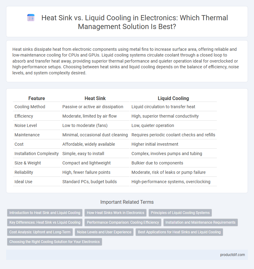 Heat Sink vs. Liquid Cooling in Electronics: Which Thermal Management Solution Is Best?
