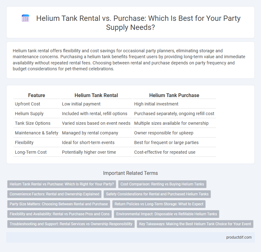 Helium Tank Rental vs. Purchase: Which Is Best for Your Party Supply Needs?