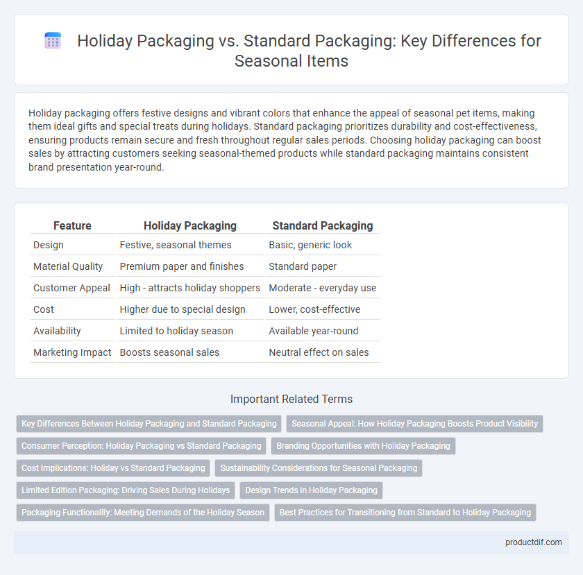 Holiday Packaging vs. Standard Packaging: Key Differences for Seasonal Items