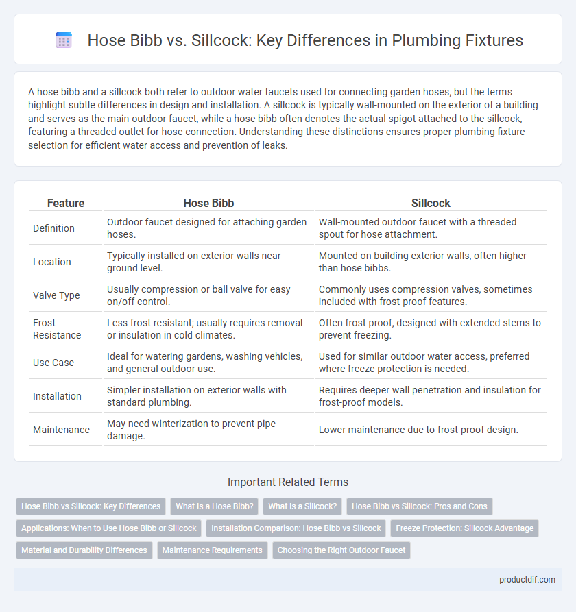 Hose Bibb vs. Sillcock: Key Differences in Plumbing Fixtures