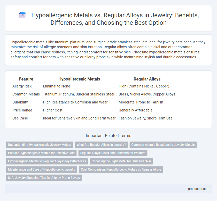 Hypoallergenic Metals vs. Regular Alloys in Jewelry: Benefits, Differences, and Choosing the Best Option