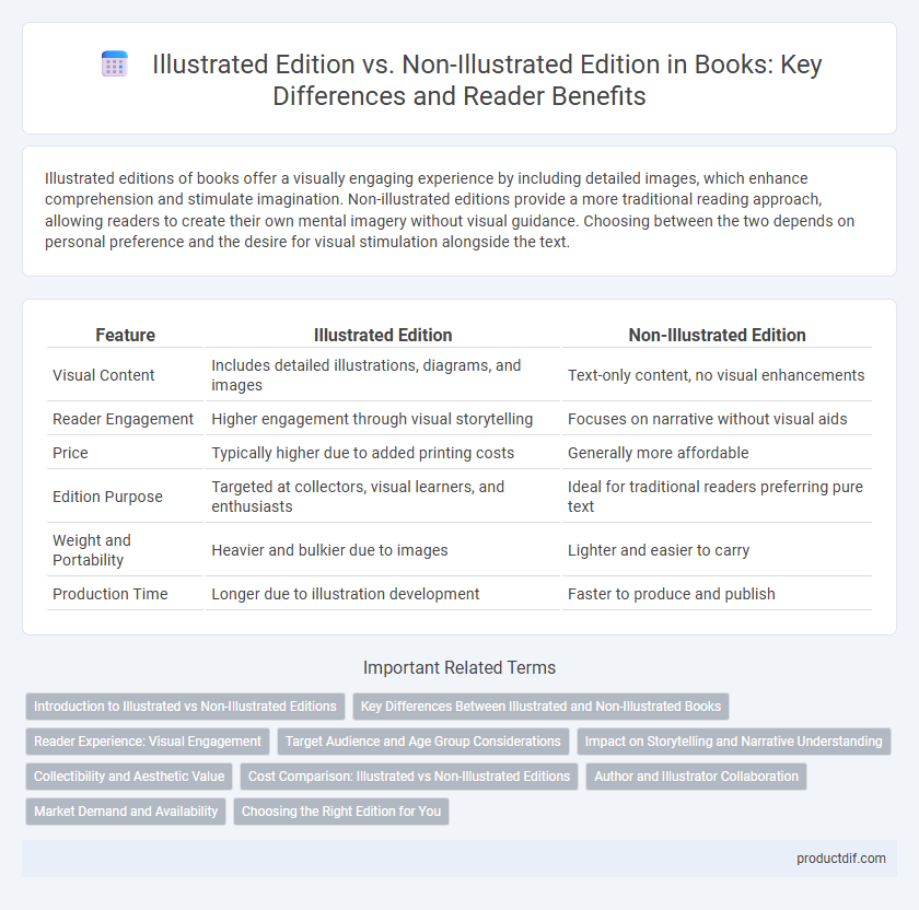 Illustrated Edition vs. Non-Illustrated Edition in Books: Key Differences and Reader Benefits
