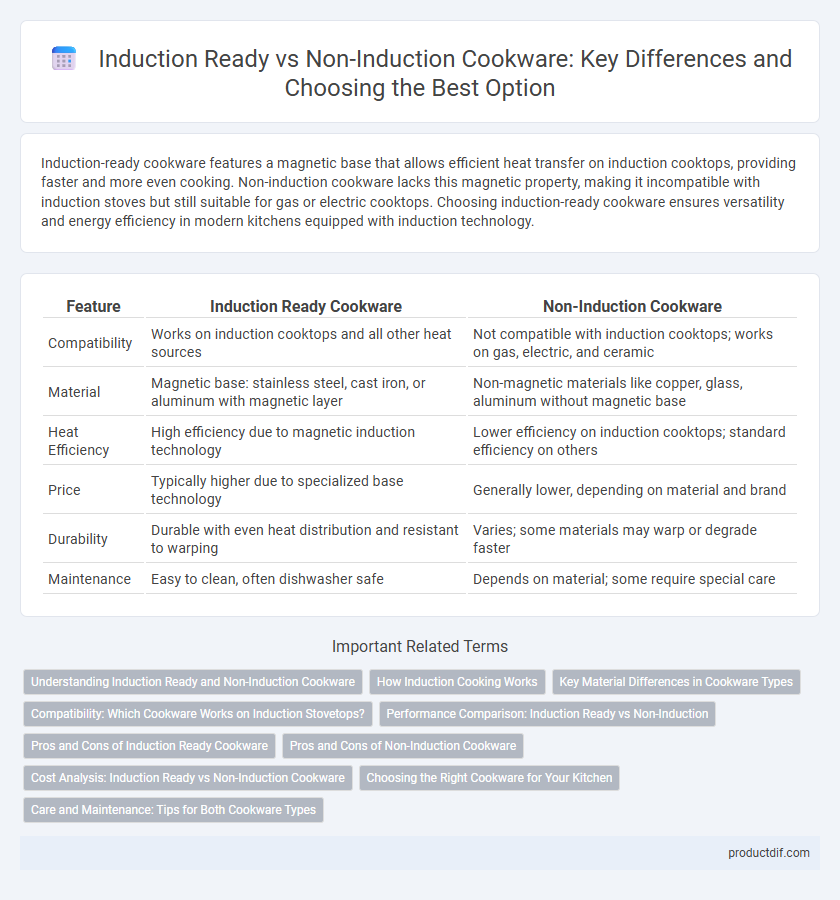 Induction Ready vs Non-Induction Cookware: Key Differences and Choosing the Best Option