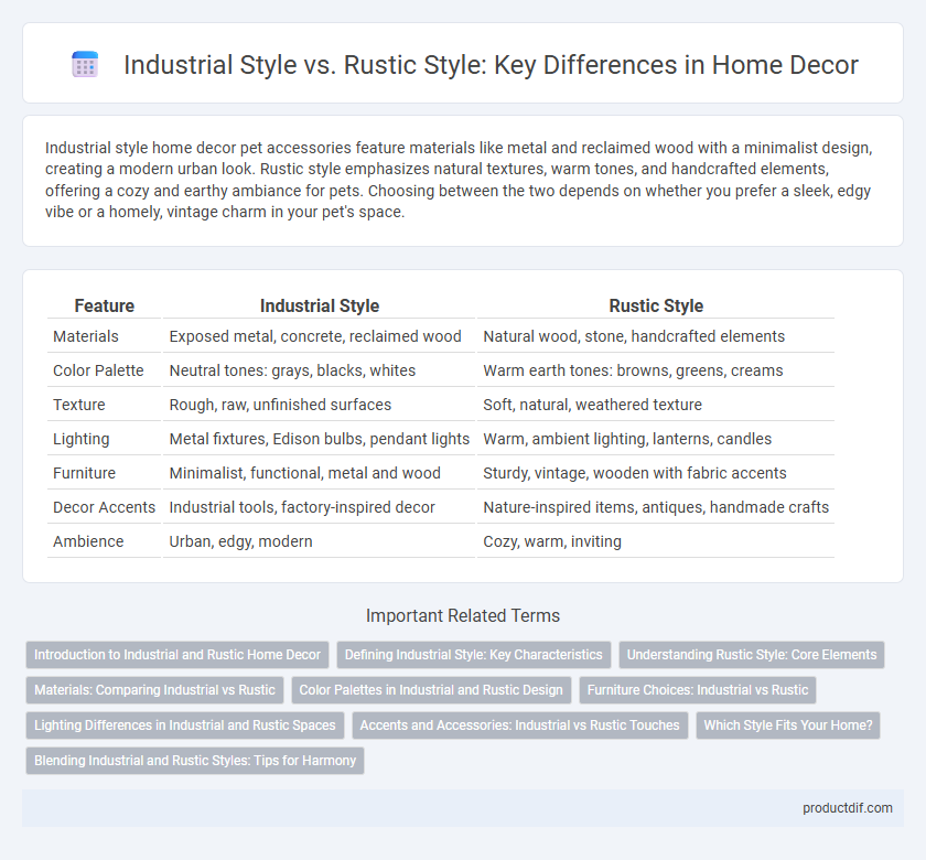 Industrial Style vs. Rustic Style: Key Differences in Home Decor