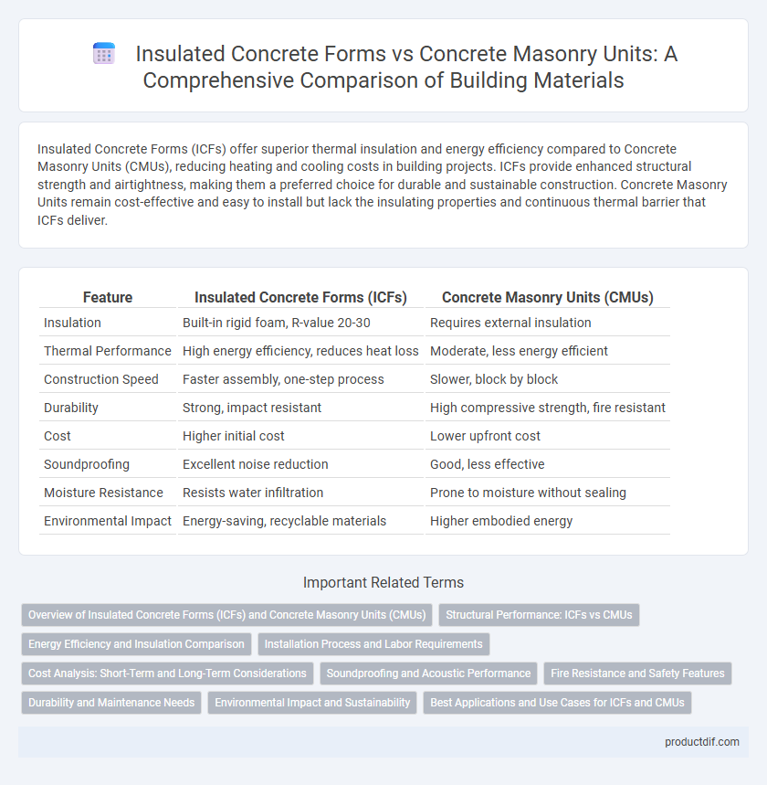 Insulated Concrete Forms vs Concrete Masonry Units: A Comprehensive Comparison of Building Materials