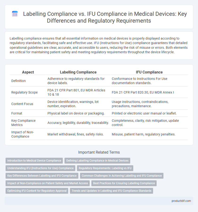 Labelling Compliance vs. IFU Compliance in Medical Devices: Key Differences and Regulatory Requirements