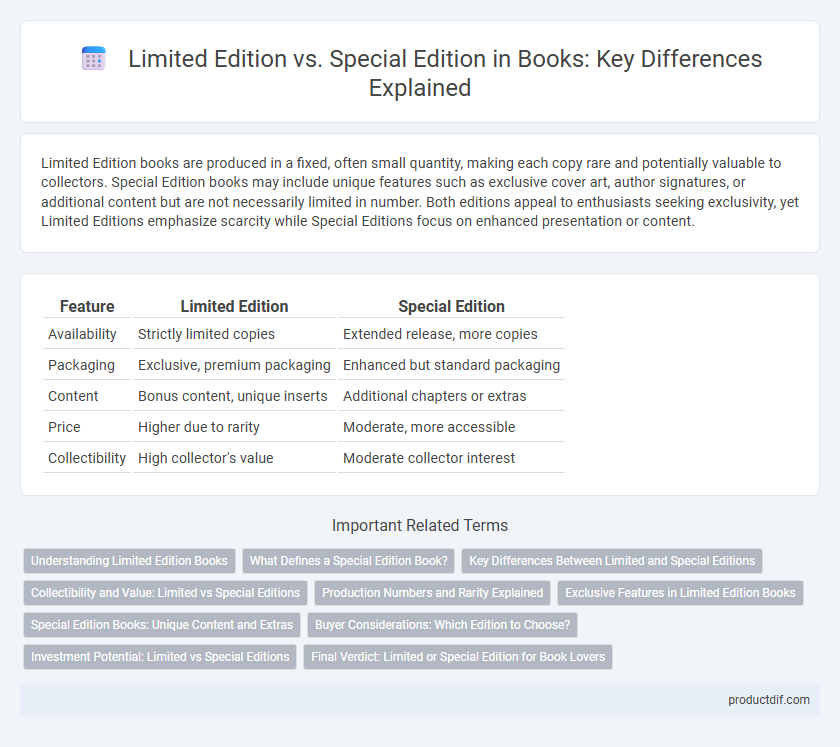 Limited Edition vs. Special Edition in Books: Key Differences Explained