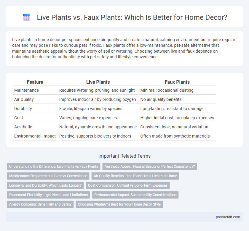 Live Plants vs. Faux Plants: Which Is Better for Home Decor?