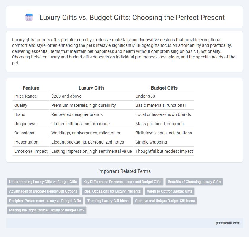 Luxury Gifts vs. Budget Gifts: Choosing the Perfect Present