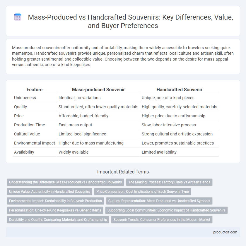 Mass-Produced vs Handcrafted Souvenirs: Key Differences, Value, and Buyer Preferences
