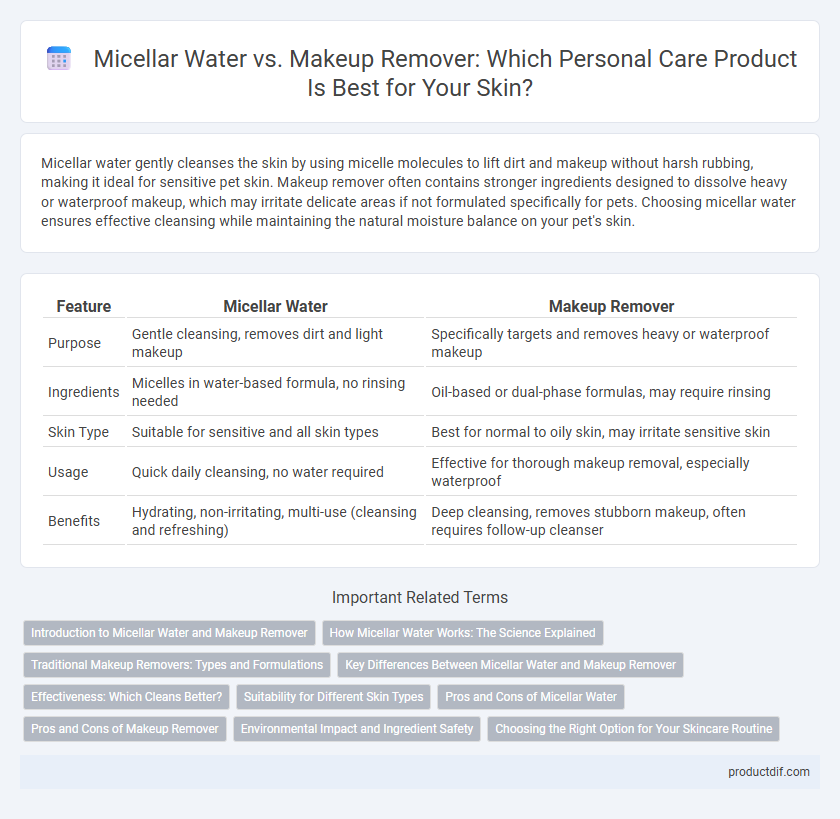 Micellar Water vs. Makeup Remover: Which Personal Care Product Is Best for Your Skin?