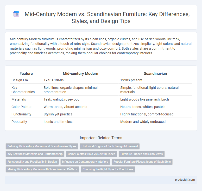 Mid-Century Modern vs. Scandinavian Furniture: Key Differences, Styles, and Design Tips