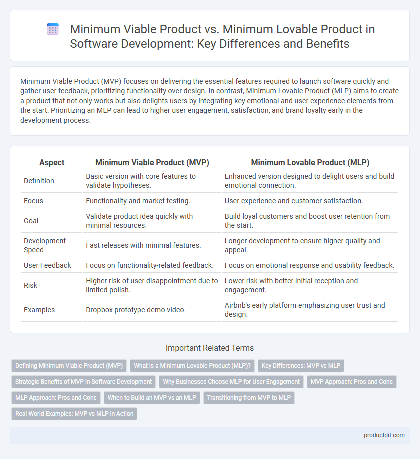Minimum Viable Product vs. Minimum Lovable Product in Software Development: Key Differences and Benefits