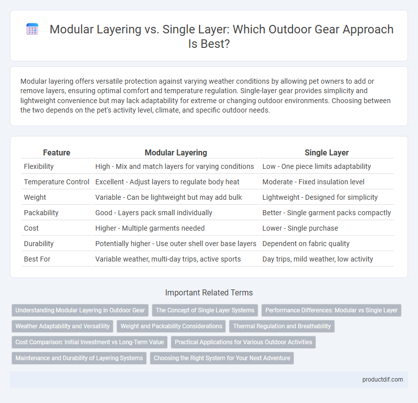 Modular Layering vs. Single Layer: Which Outdoor Gear Approach Is Best?