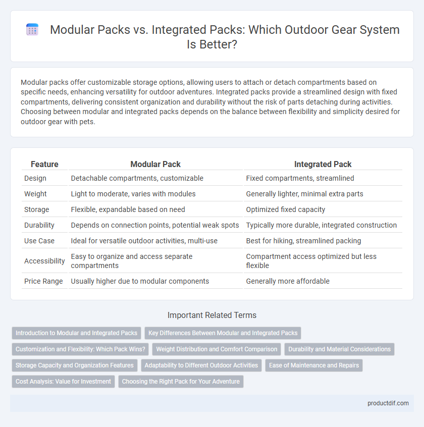 Modular Packs vs. Integrated Packs: Which Outdoor Gear System Is Better?