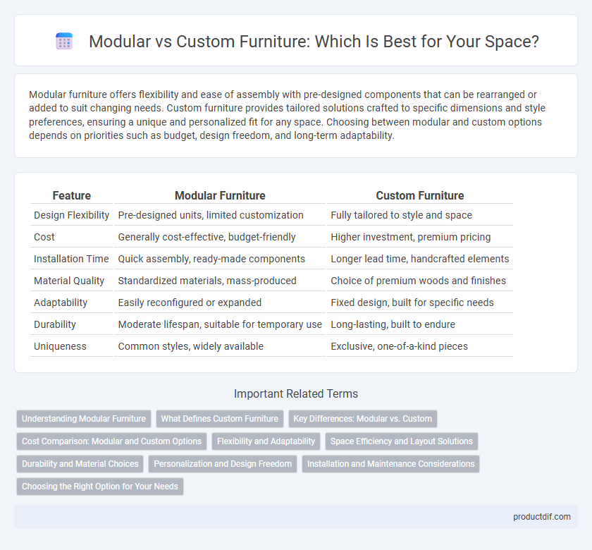Modular vs Custom Furniture: Which Is Best for Your Space?