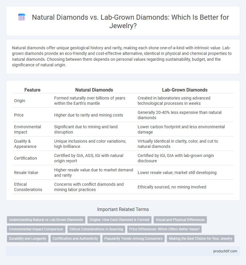 Natural Diamonds vs. Lab-Grown Diamonds: Which Is Better for Jewelry?