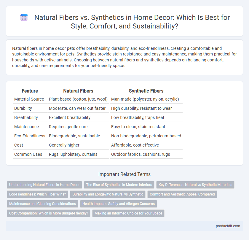 Natural Fibers vs. Synthetics in Home Decor: Which Is Best for Style, Comfort, and Sustainability?