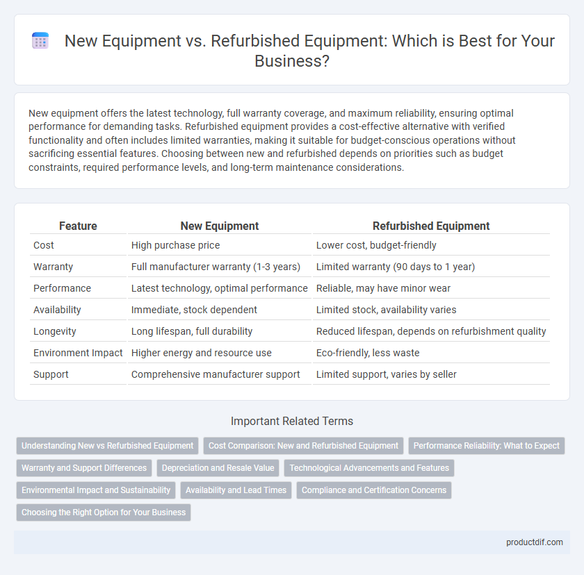 New Equipment vs. Refurbished Equipment: Which is Best for Your Business?