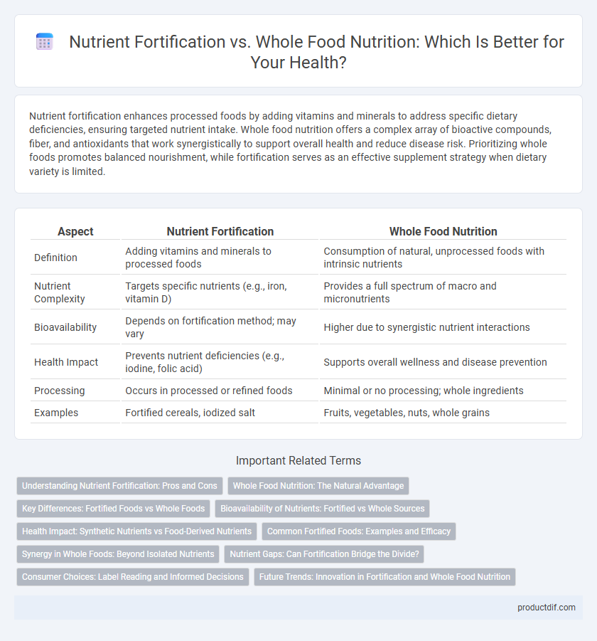 Nutrient Fortification vs. Whole Food Nutrition: Which Is Better for Your Health?