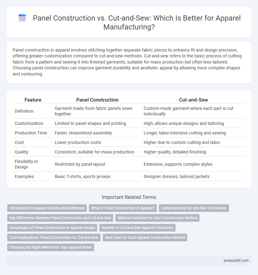 Panel Construction vs. Cut-and-Sew: Which Is Better for Apparel Manufacturing?